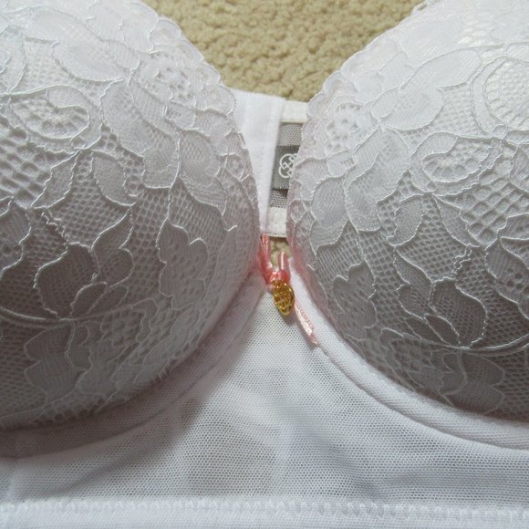 NWT push up babydoll  & panty white set L - Picture 6 of 16